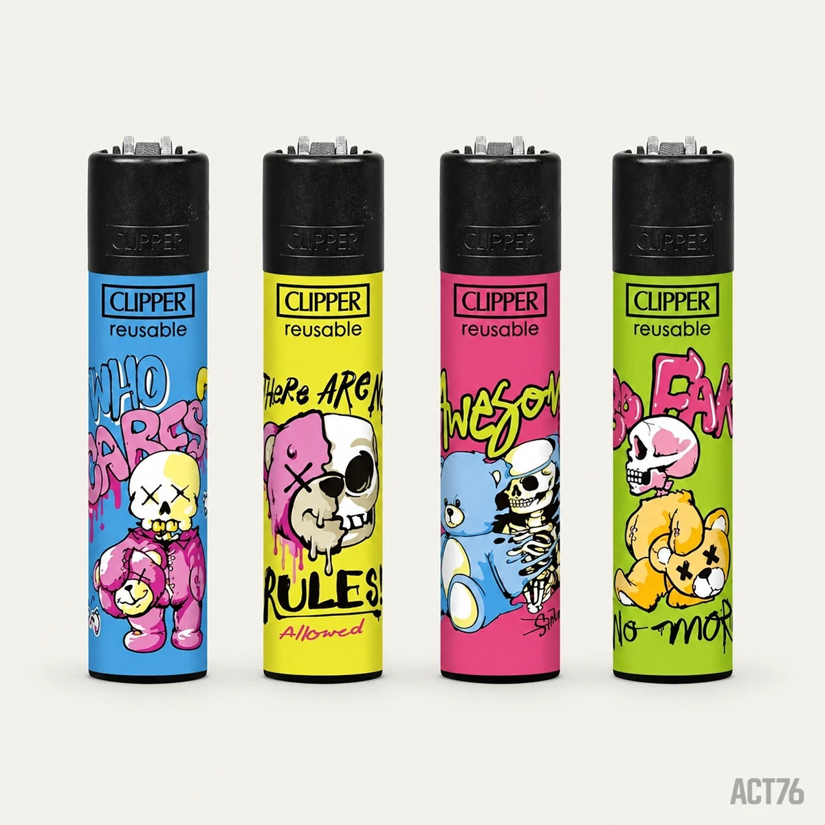 Clipper Bear Skulls – Set van 4