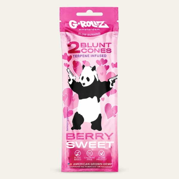 G-Rollz Berry Sweet – 2 Voorgerolde Hemp Cones