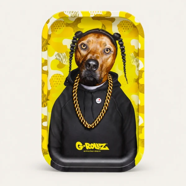 G-Rollz Pets Rock “Rap” Rolling Tray – Middelgroot