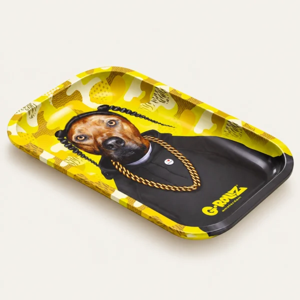 G-Rollz Pets Rock “Rap” Rolling Tray – Middelgroot