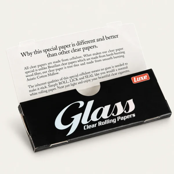 Glass Clear King Size Transparante Vloei – 24pcs/display