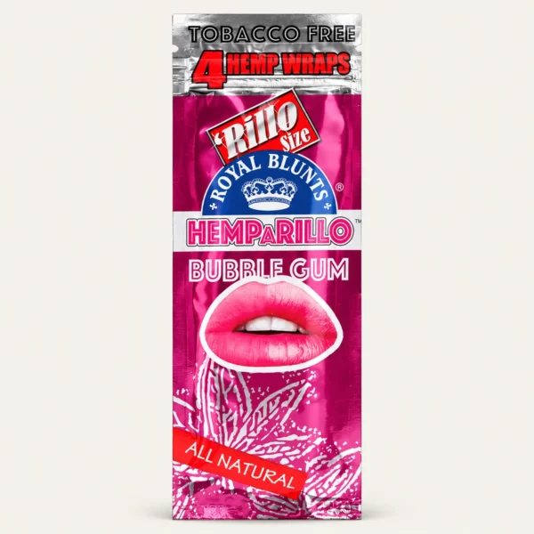 Royal Blunts Hemparillo Bubble Gum – 4 Hemp Wraps