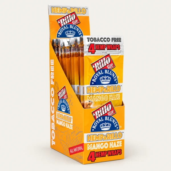 Royal Blunts Hemparillo Mango Haze – 4 Hemp Wraps