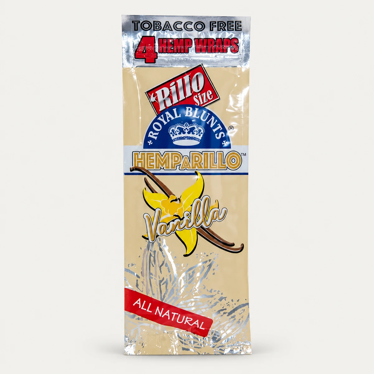 Royal Blunts Hemparillo Vanilla – 4 Hemp Wraps