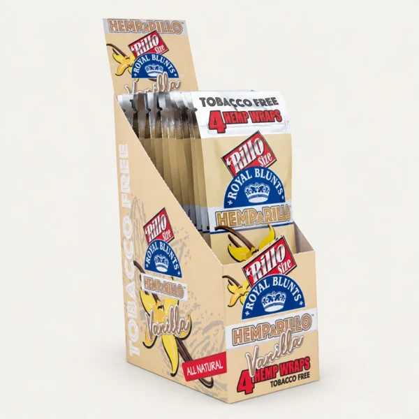 Royal Blunts Hemparillo Vanilla – 4 Hemp Wraps