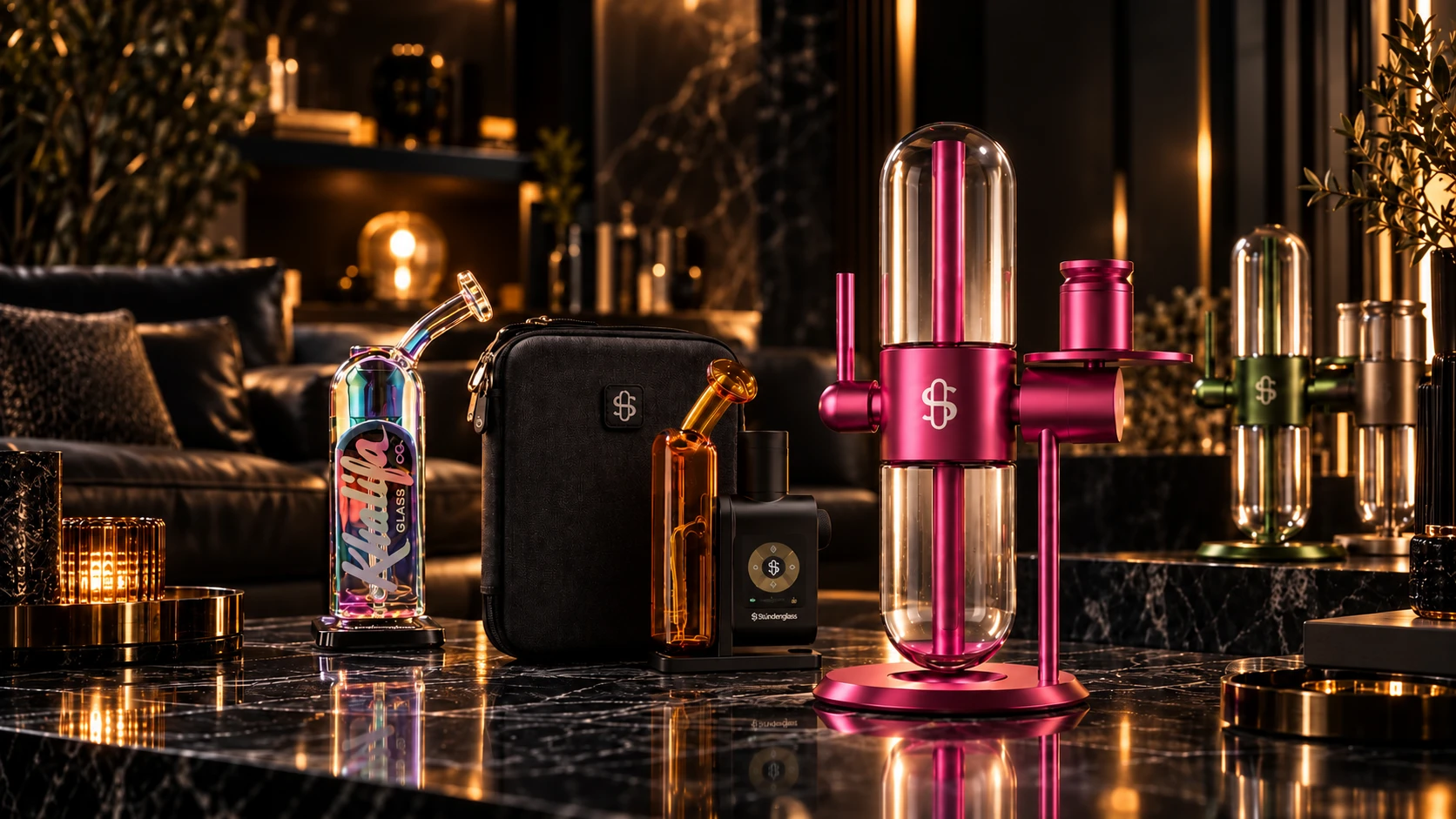 Bongs, pipes, bubblers en rigs
