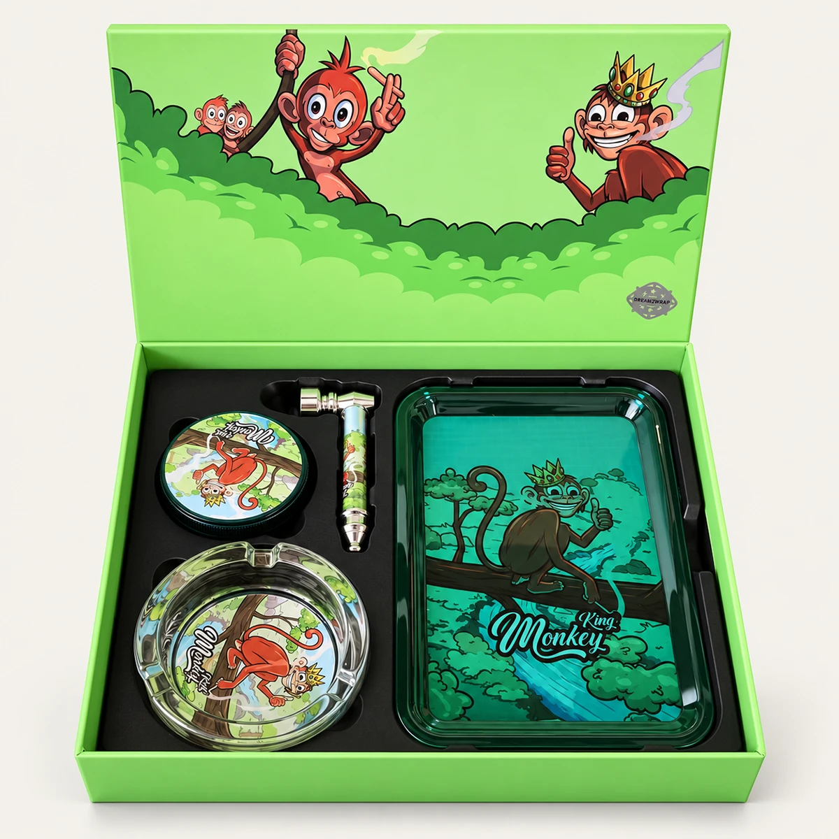Monkey King Cadeaubox – Groen