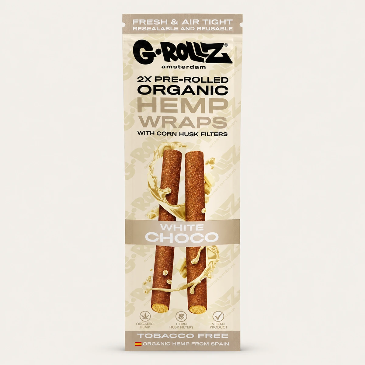 G-Rollz White Chocolate 2 Pre-Rolled Hemp Wraps